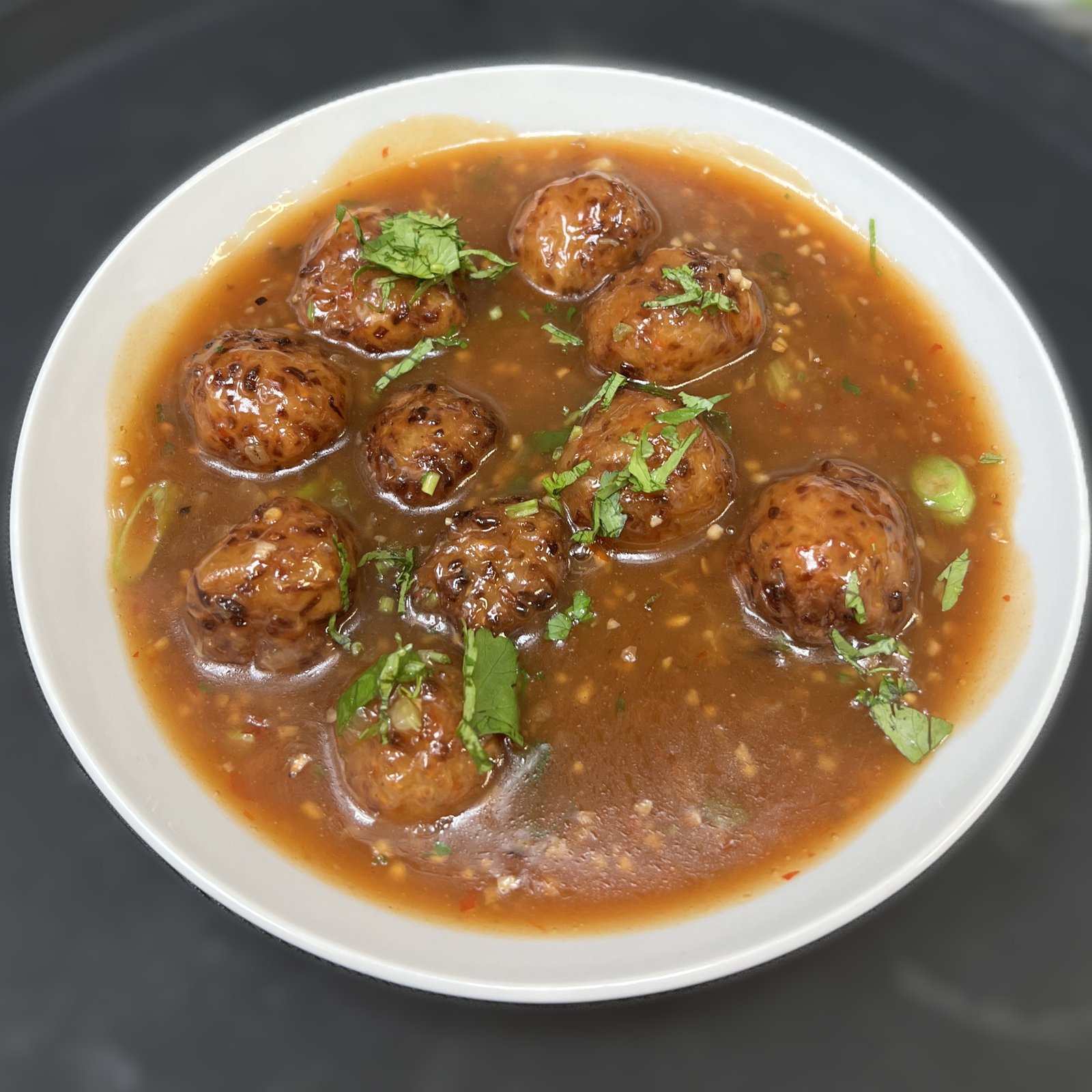 Veg Ball Manchurian (Gravy)