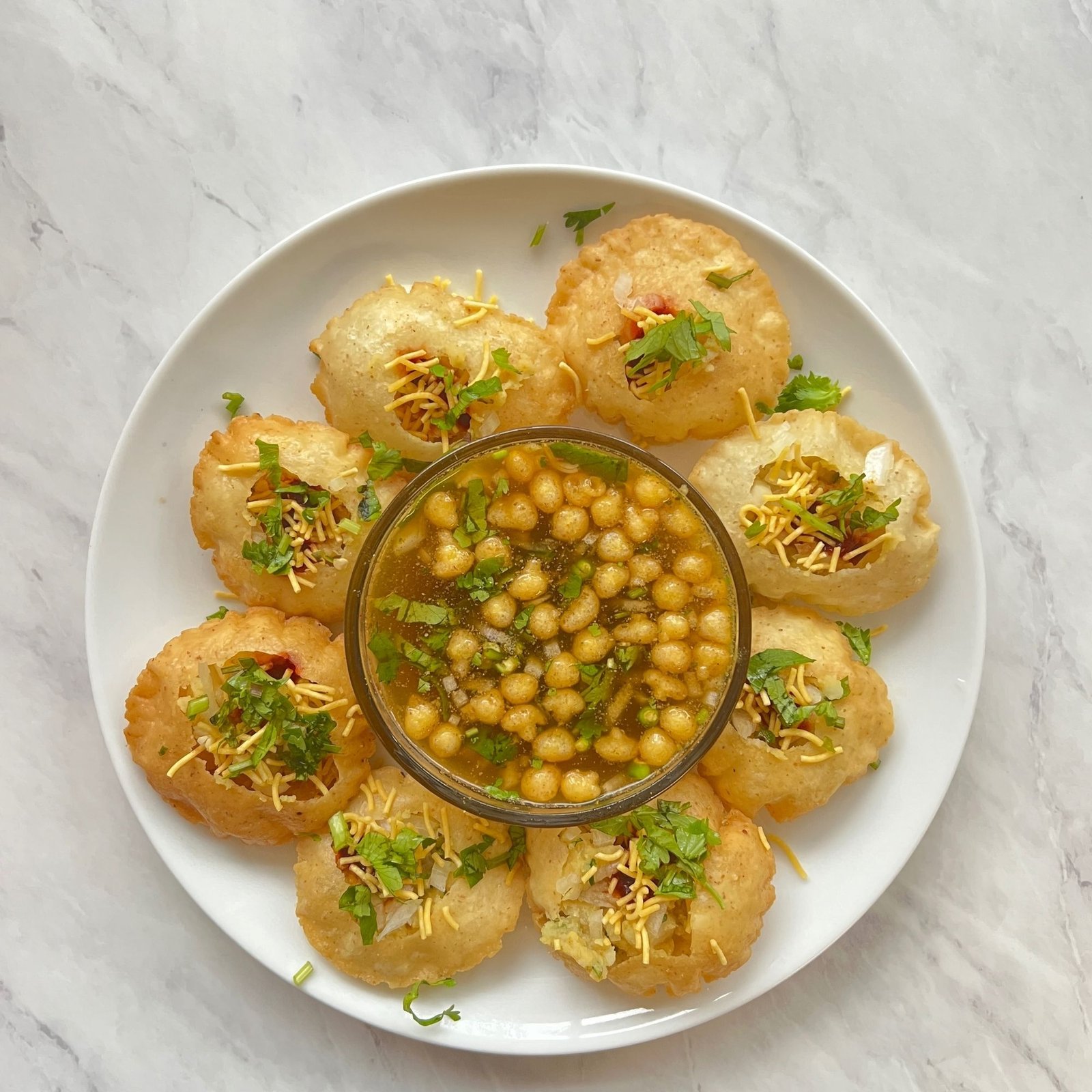 Pani Puri / Dahi Puri (8 pc)