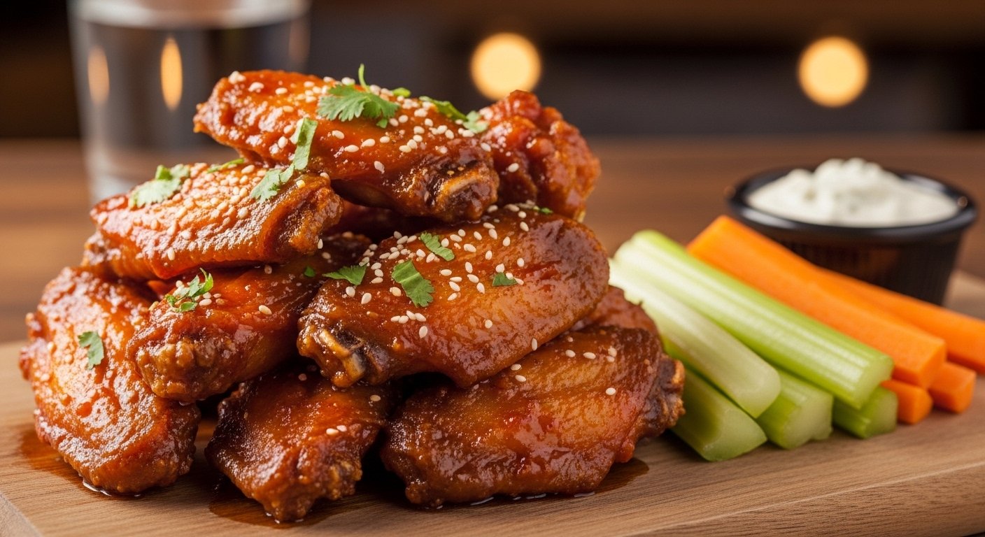 Chicken Wings Hot/Buffalo/Med (8 pc)