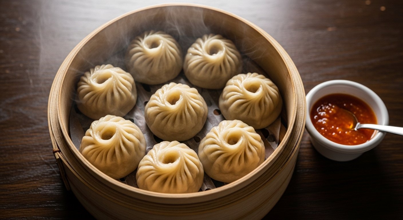 Veg Steam Momo (8 pc)